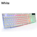 USB Wired Gaming Keyboard Mechanical Keyboard Rainbow LED Backlit Gaming Keyboard Illuminated Light For Computer Desktop Laptop