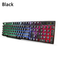 USB Wired Gaming Keyboard Mechanical Keyboard Rainbow LED Backlit Gaming Keyboard Illuminated Light For Computer Desktop Laptop