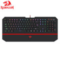 Gaming Keyboard K502 Redragon Kaeyboard RGB LED Backlit Illuminated Keyboard 104 Key Computer Gaming Keyboard SilentWrist Rest